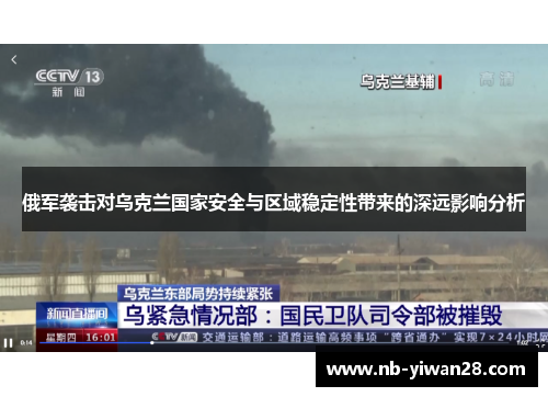 俄军袭击对乌克兰国家安全与区域稳定性带来的深远影响分析 俄军袭击对乌克兰国家安全与区域稳定性带来的深远影响分析